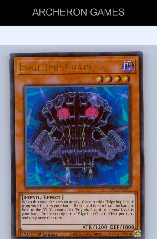 Edge Imp Chain (UR) Ultra Rare YUGIOH Card 1st Edition