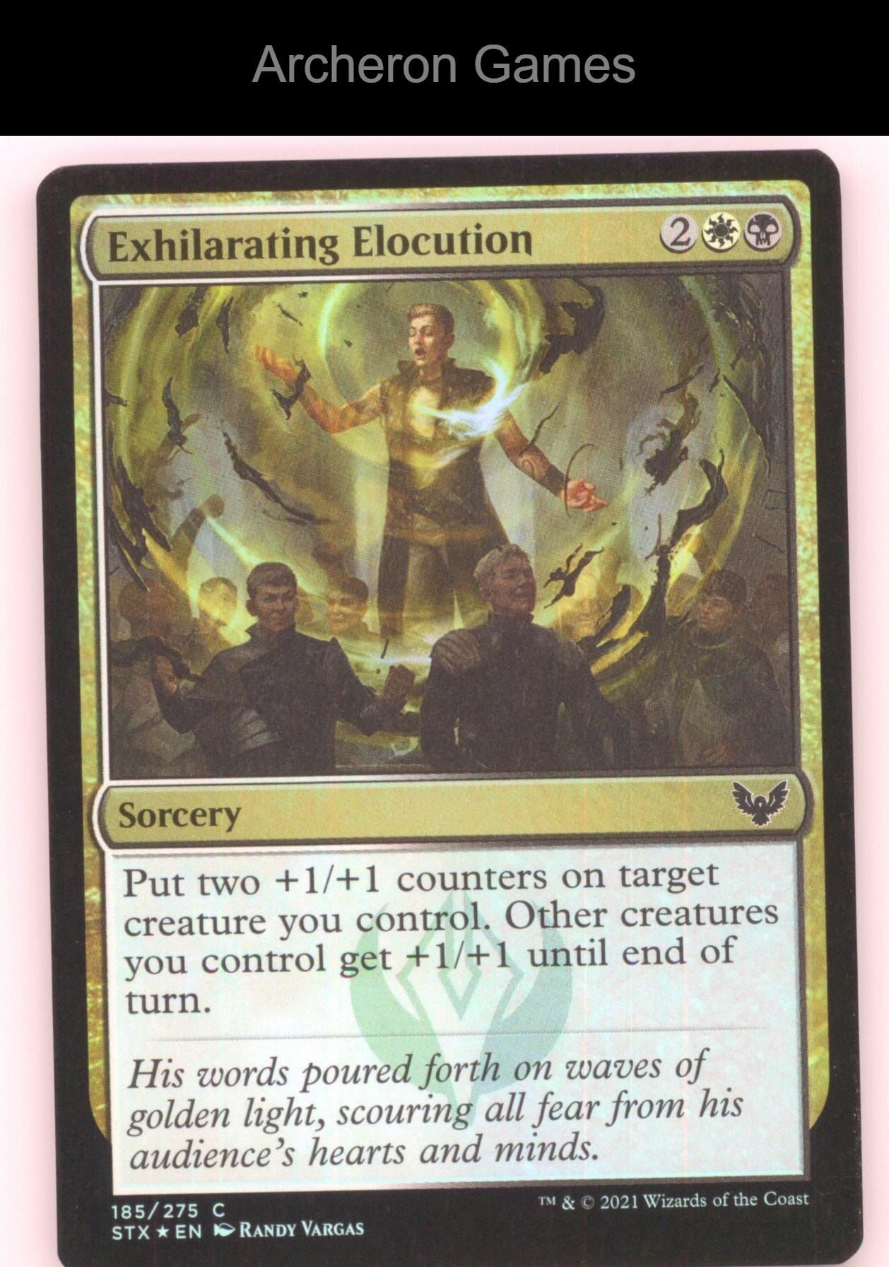 Exhilarating Elocution 185 C MTG Card Strixhaven: School of Mages