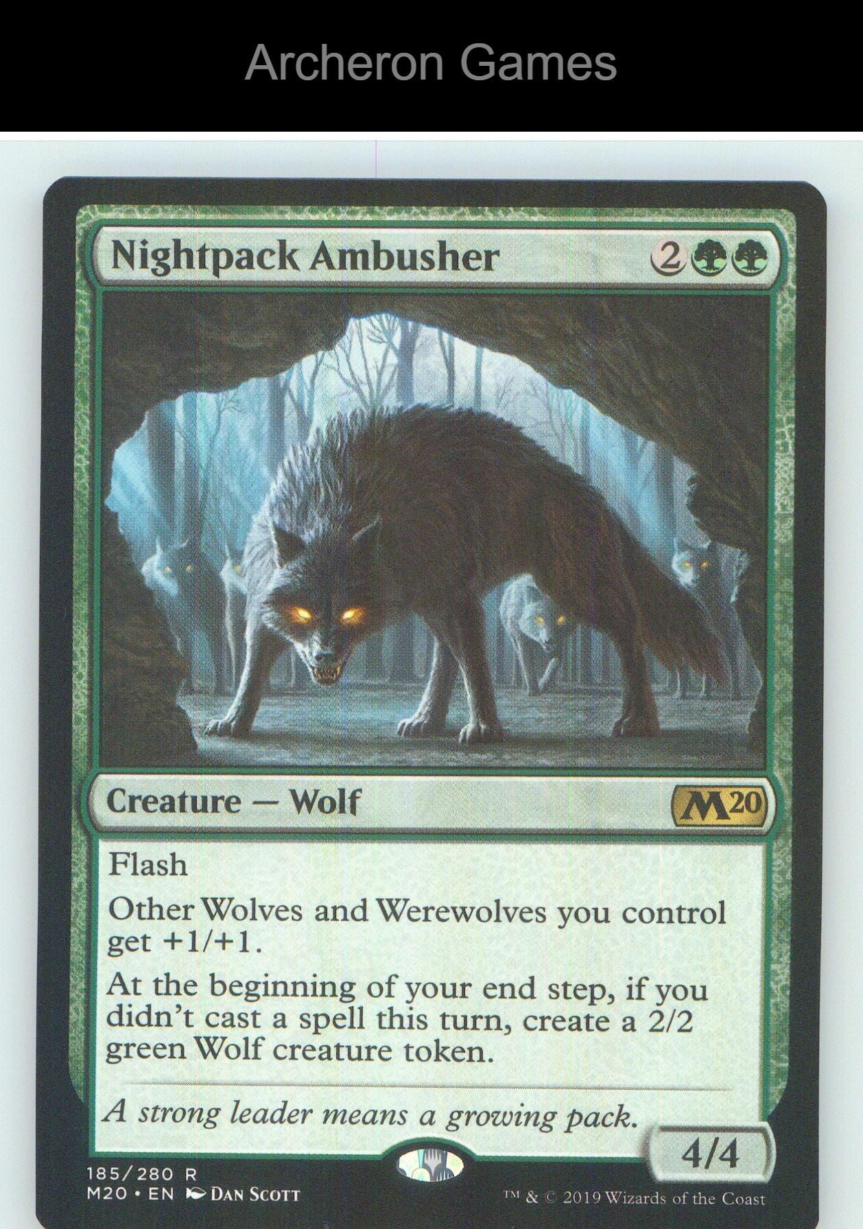 Nightpack Ambusher M20 185 R MTG Card NM/EX+