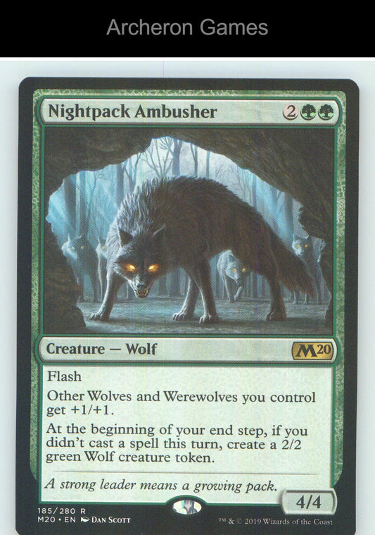 Nightpack Ambusher M20 185 R MTG Card NM/EX+