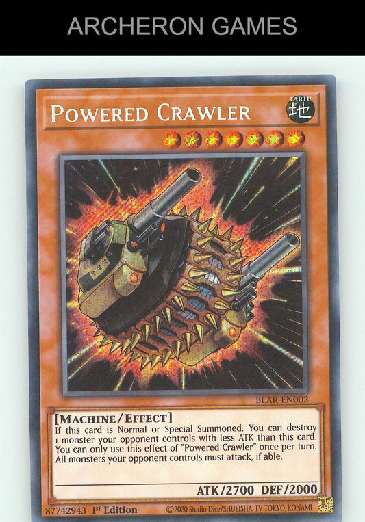 Powered Crawler SEC YUGIOH Card
