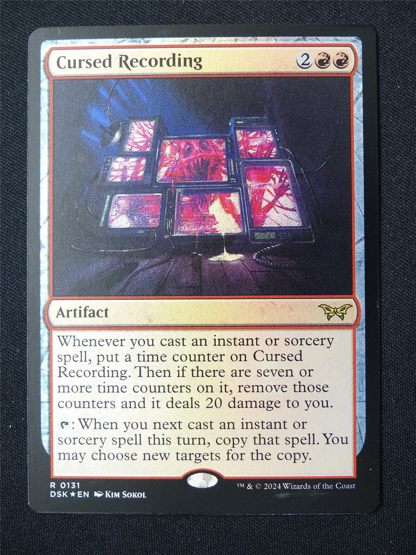 Cursed Recording Foil - DSK - Mtg Card #4QM