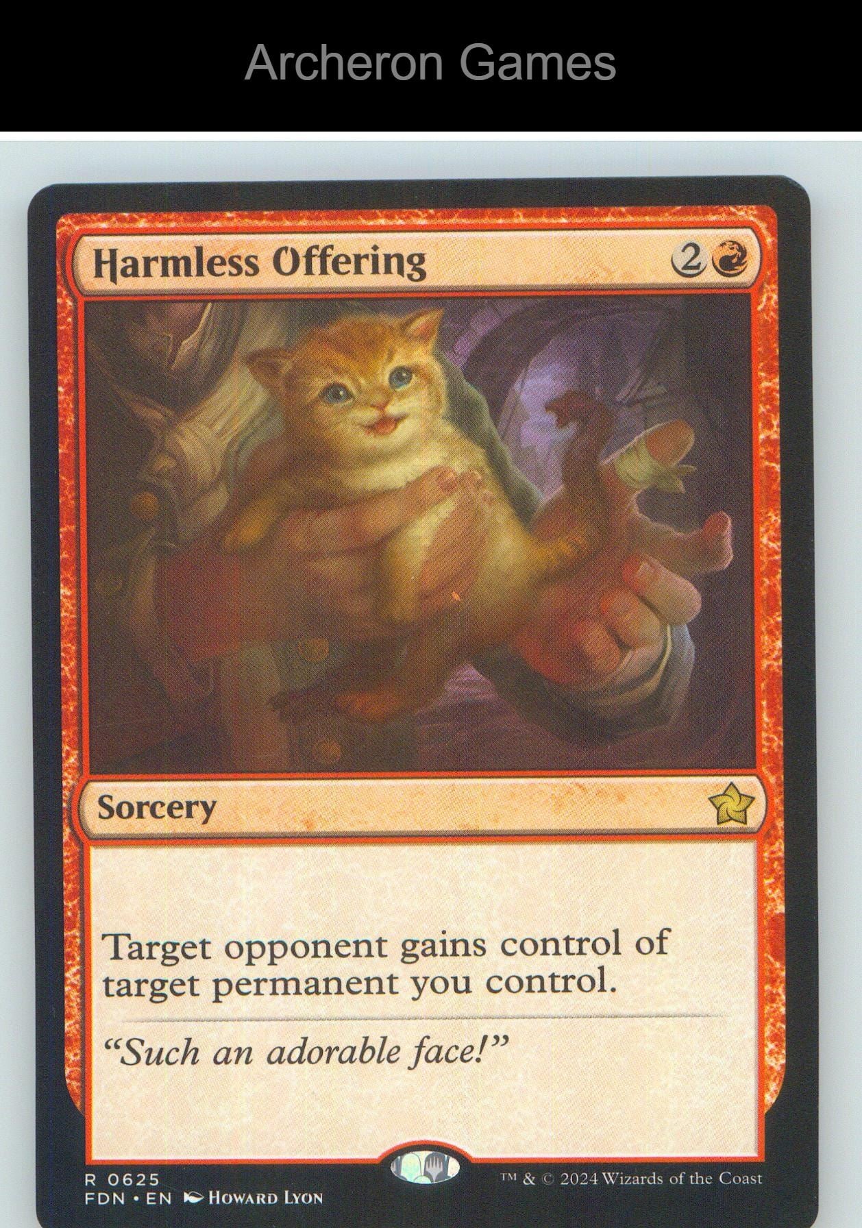 Harmless Offering FDN 625 R MTG Card NM/EX+