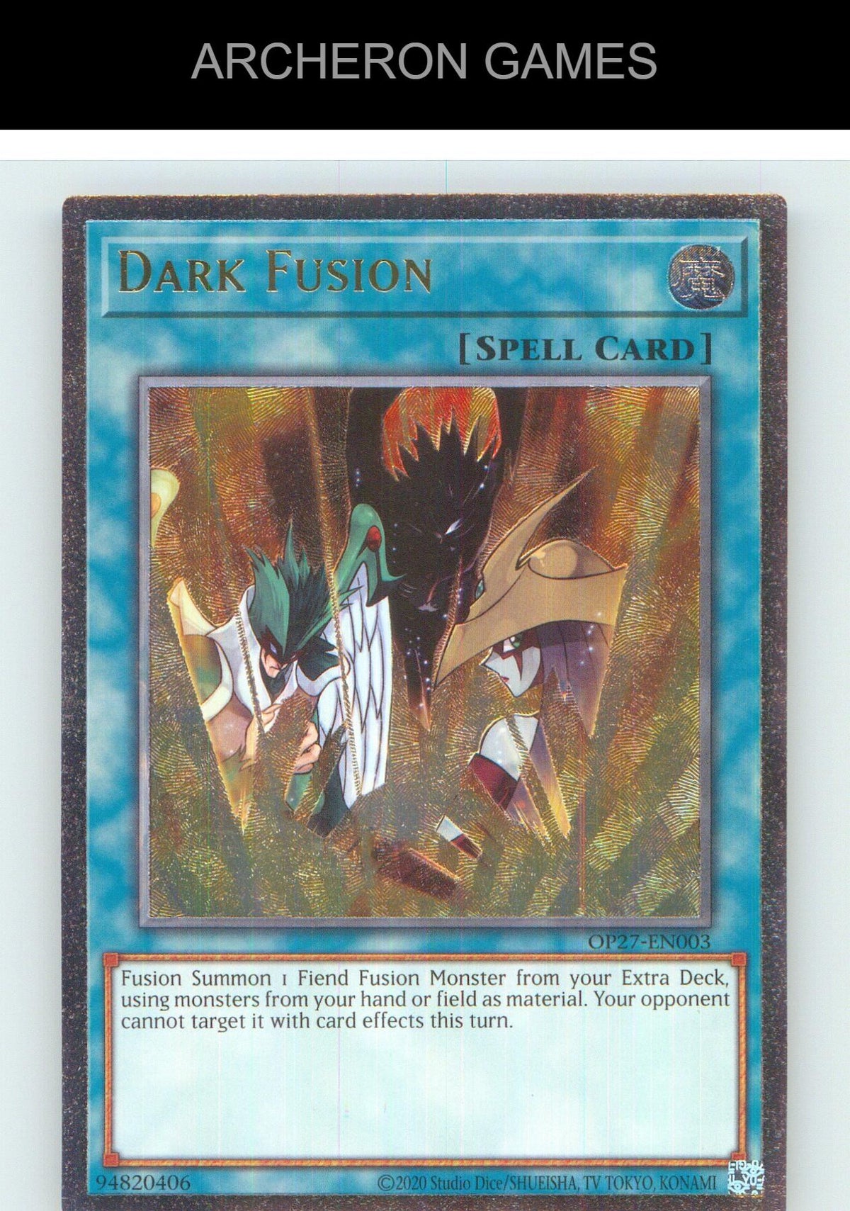 Dark Fusion (UTR) Ultimate Rare YUGIOH Card Unlimited