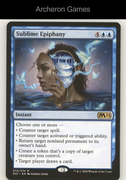 Sublime Epiphany 74 R MTG Card Core Set 2021