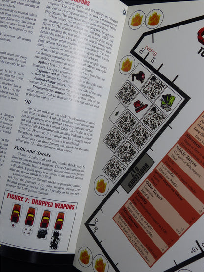 Car Wars Division 10 Set 1: Firedemon vs Hammer -  Roleplay Booklet #NC