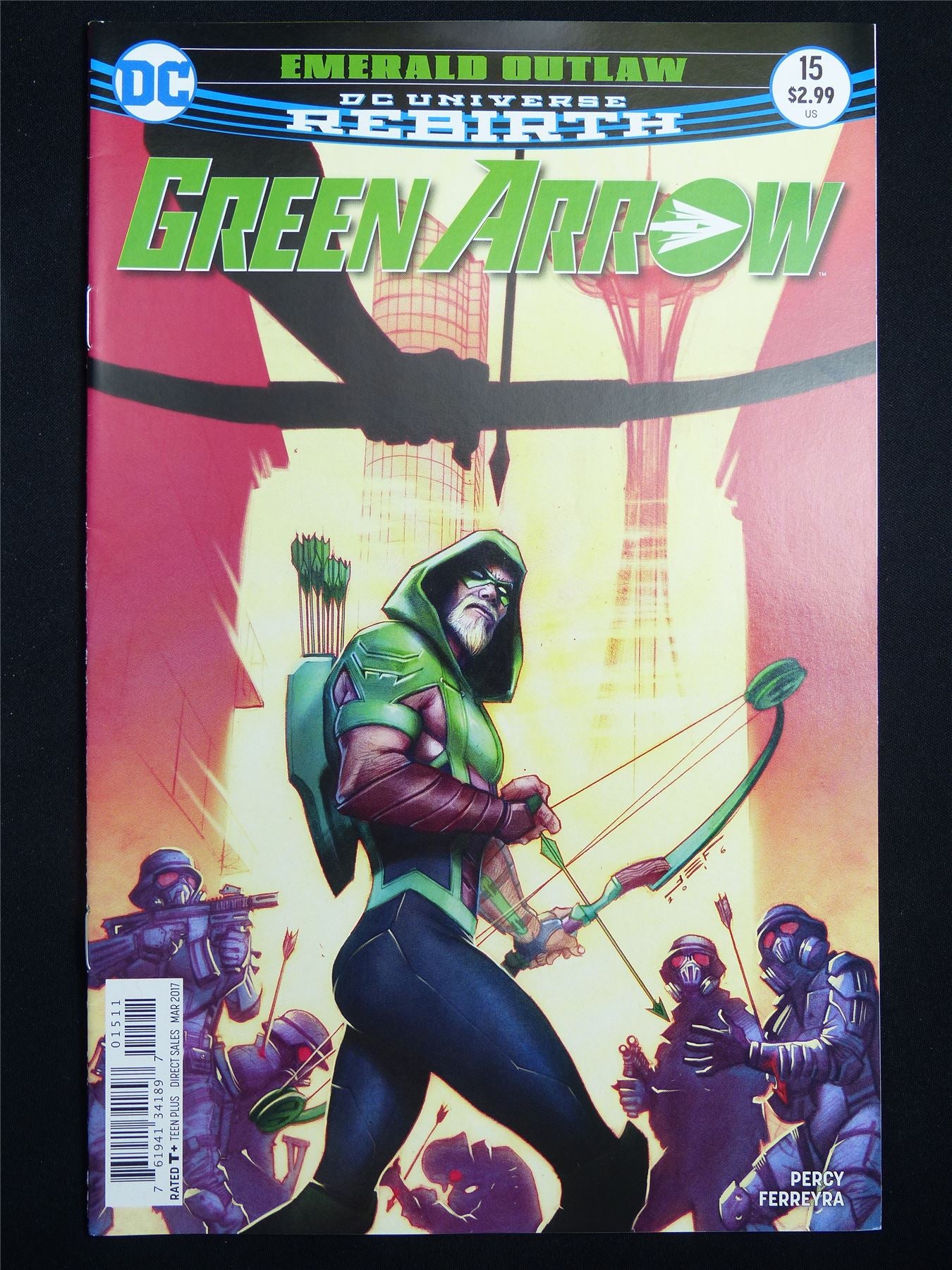 GREEN Arrow #15 Rebirth - DC Comic #2CC