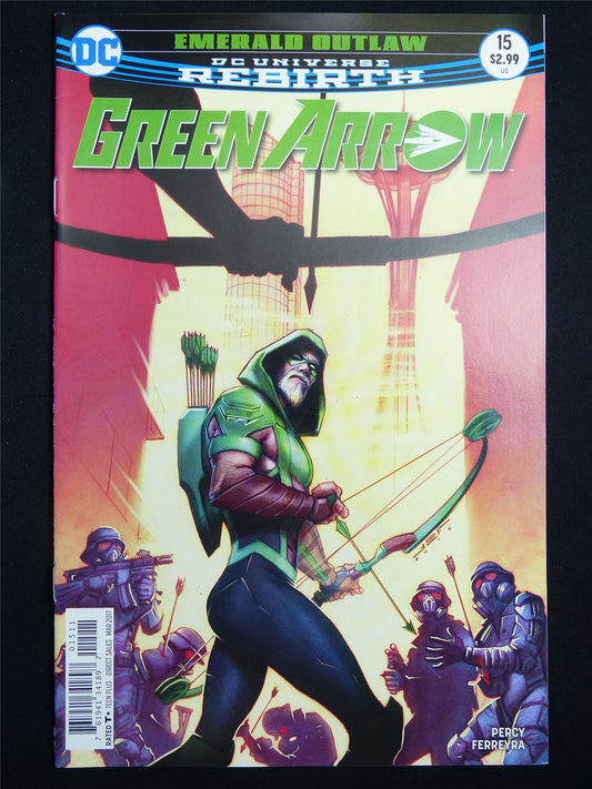 GREEN Arrow #15 Rebirth - DC Comic #2CC