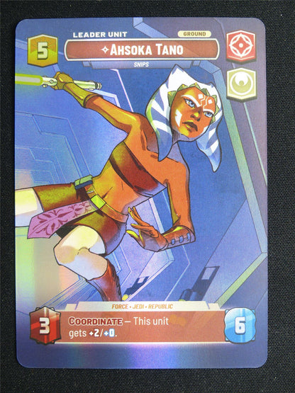 Ahsoka Tano Snips 268 - Star Wars Unlimited Card #3UY