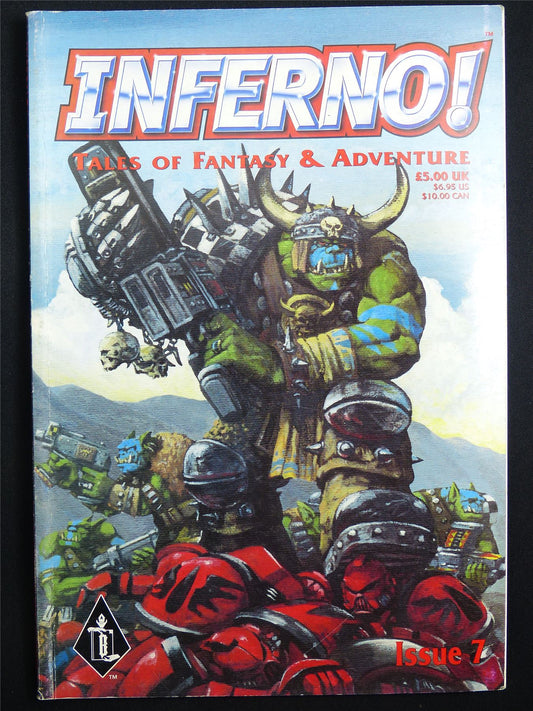 Inferno! Tales of Fantasy and Adventure #7 - Vintage Games Workshop Black Library Publications