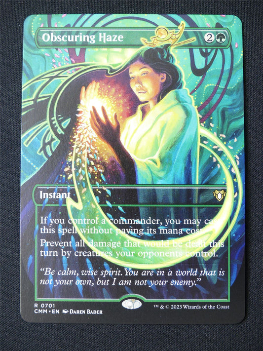 Obscuring Haze Borderless - CMM - Mtg Card #13V