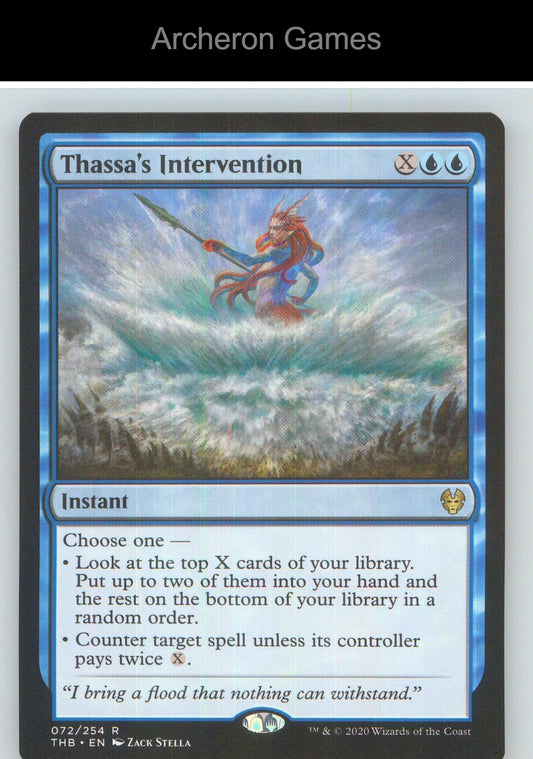 Thassa's Intervention THB 72 R MTG Card NM/EX+
