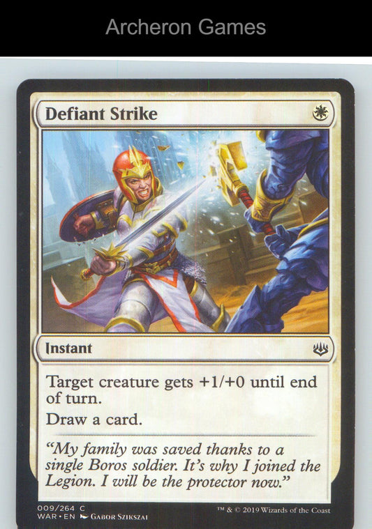 Defiant Strike WAR 9 C MTG Card NM/EX+