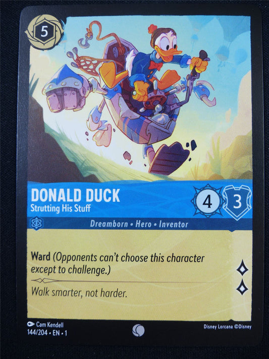 Donald Duck Strutting His Stuff 144/204 - Lorcana Card #4PC