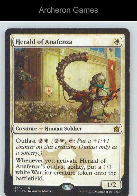 Herald of Anafenza KTK 12 R MTG Card NM/EX+