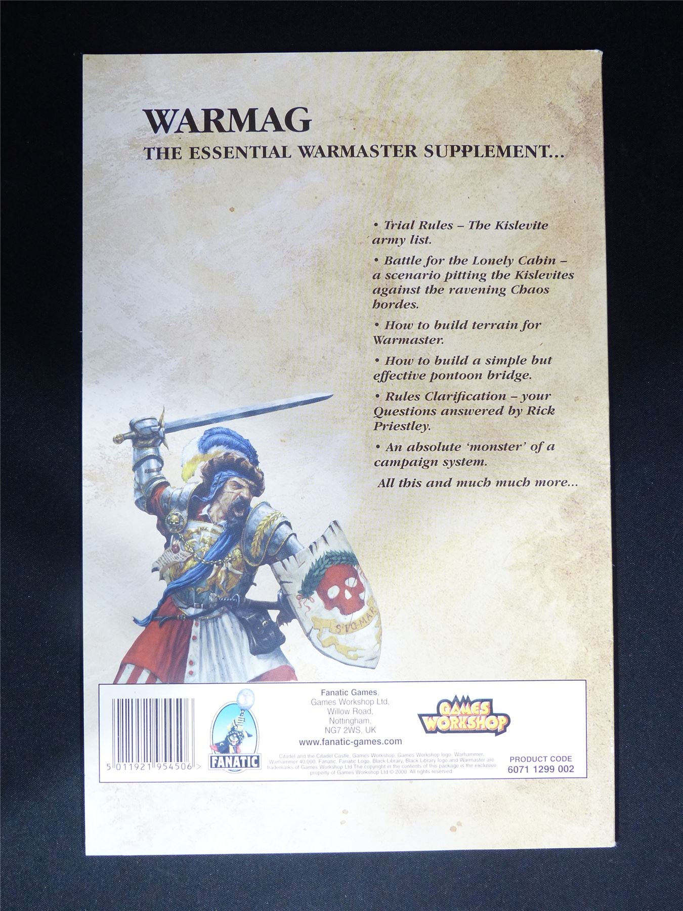 Warmaster #2 Kislev Army List - Games Workshop Magazine #1X8