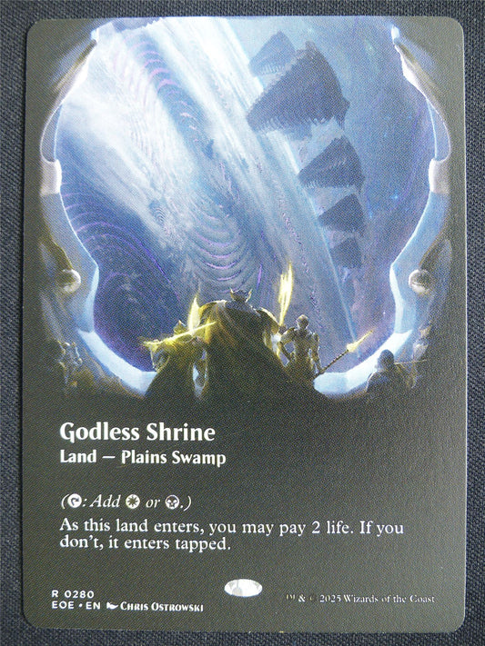 Godless Shrine Borderless - EOE - Mtg Card #3I5