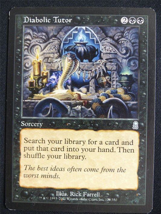 Diabolic Tutor - ODY - Mtg Card #3G7
