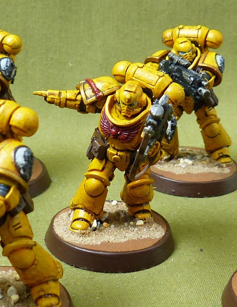 Interceossors painted - Imperial Fist - Warhammer 40K #40R