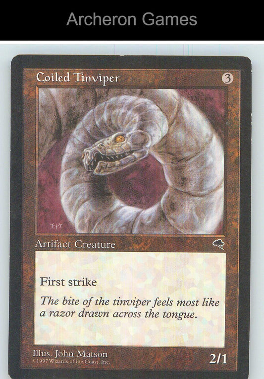 Coiled Tinviper TMP 279 C MTG Card NM/EX+