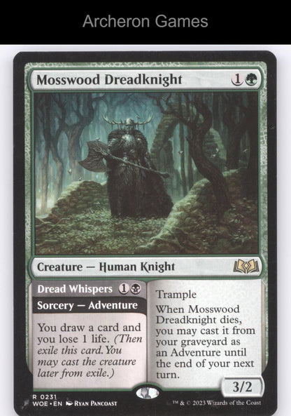 Mosswood Dreadknight 231 R MTG Card Wilds of Eldraine