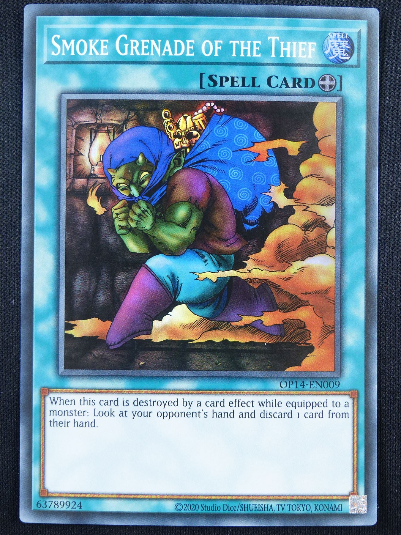 Smoke Grenade of the Thief OP14 Super Rare - Yugioh Card #1ZY