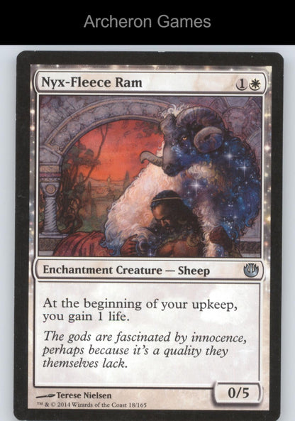 Nyx-Fleece Ram 18 UC MTG Card Journey Into Nyx