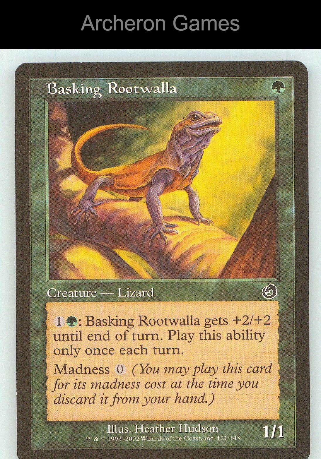 Basking Rootwalla TOR 121 C MTG Card NM/EX+