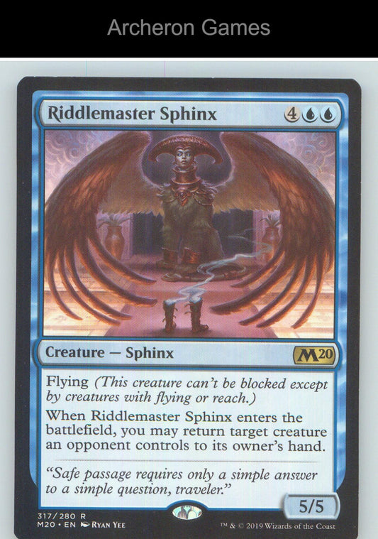 Riddlemaster Sphinx M20 317 R MTG Card NM/EX+