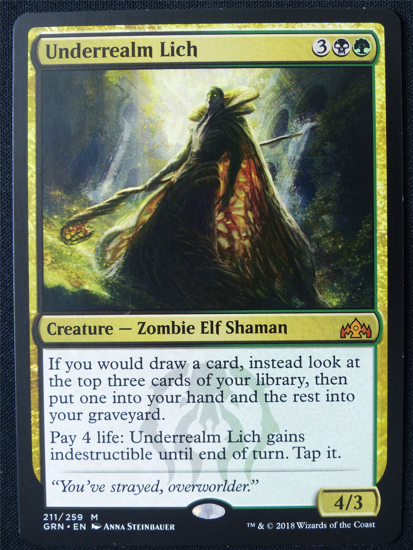 Underrealm Lich - GRN - Mtg Card #1C9