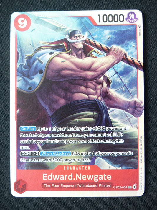 Edward.Newgate OP02-004 SR Foil - One Piece Card #91W