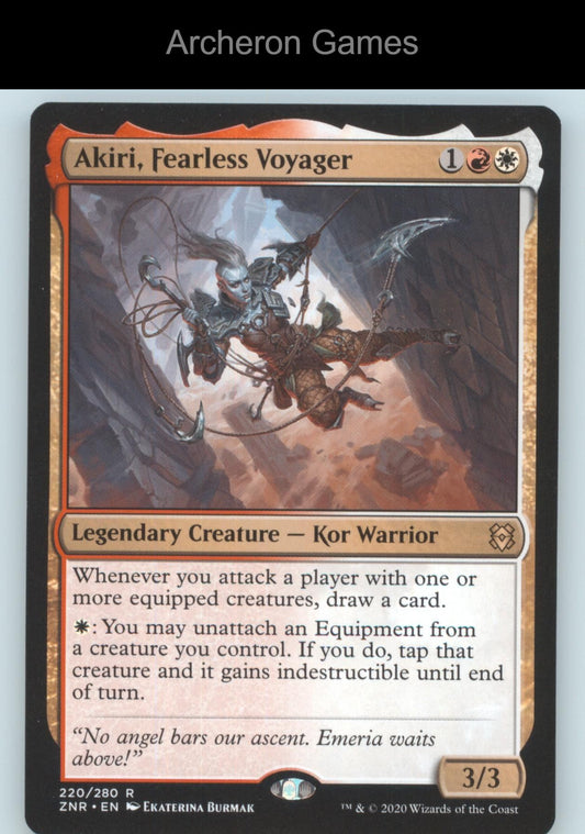 Akiri, Fearless Voyager 220 R MTG Card Zendikar Rising