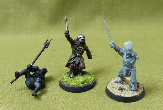 Uruk-Hai Spare Soldiers - Warhammer LotR Miniatures #3TU