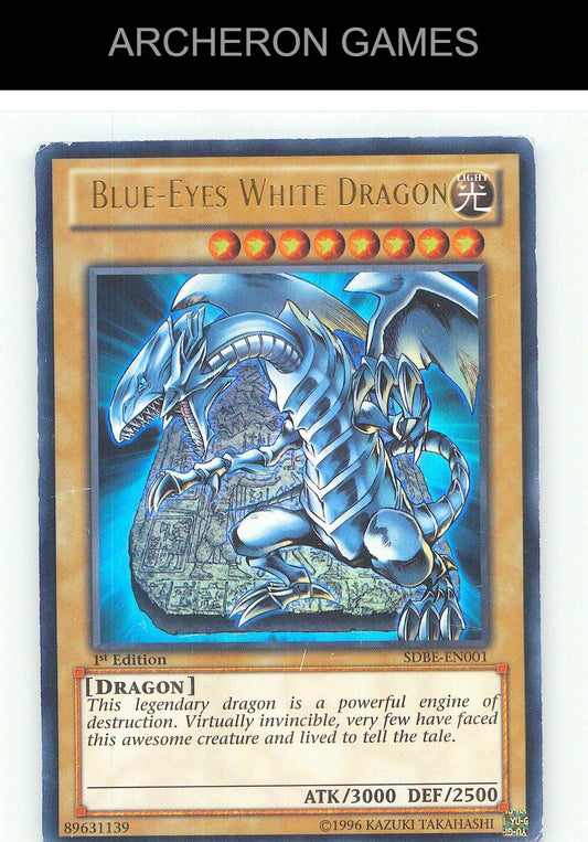 Blue-Eyes White Dragon Ultra Rare YUGIOH Card Unlimited