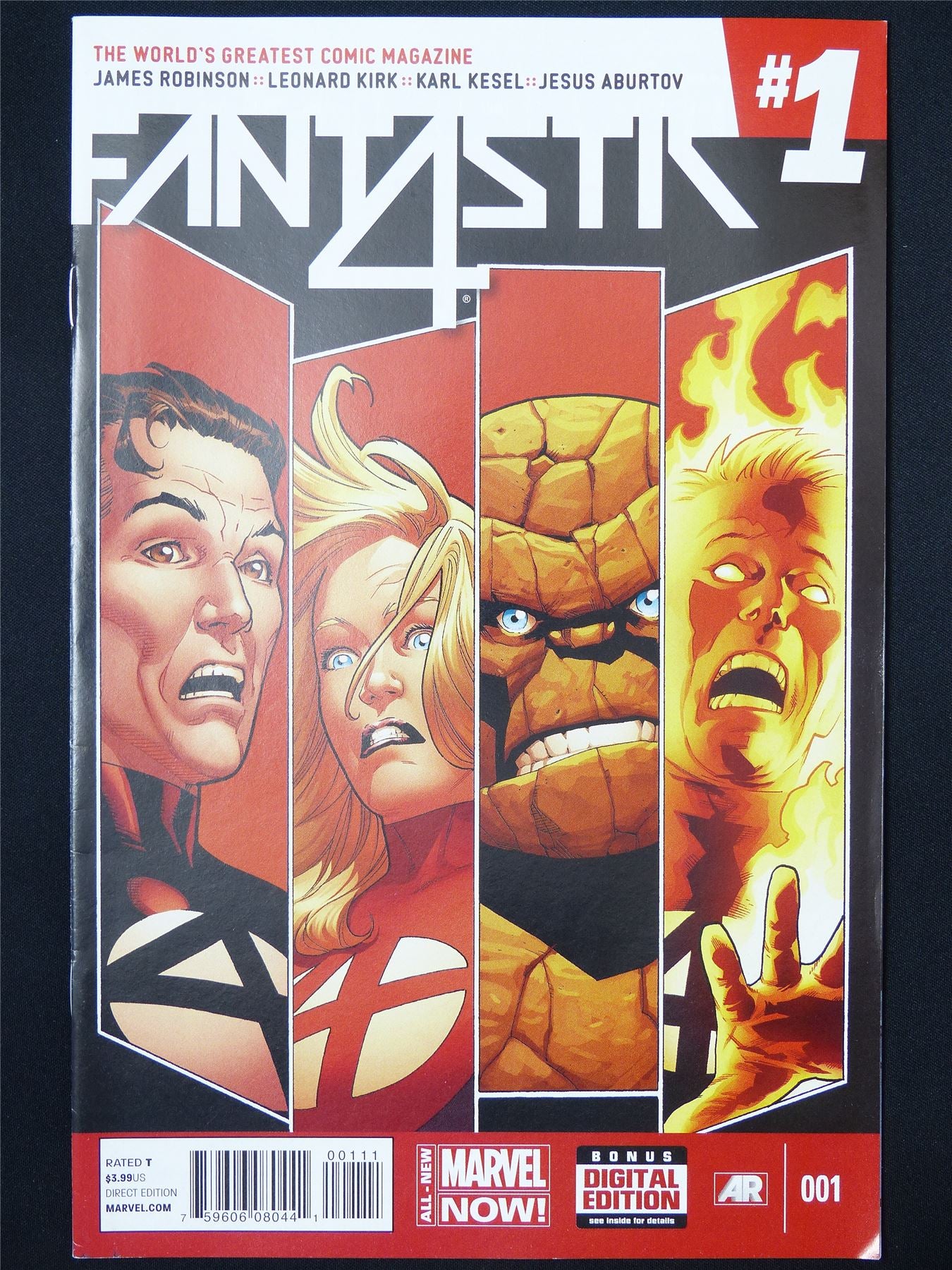 FANTASTIC Four #1 2014 - B&B Marvel Comic #QY