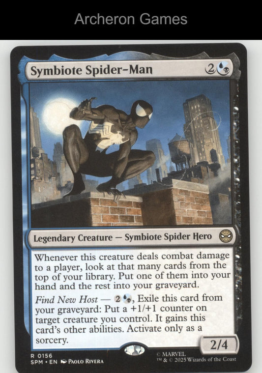 Symbiote Spider-Man 156 R MTG Card Marvel's Spider-Man