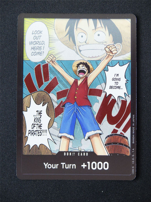 Your Turn +1000 Don Card Foil - One Piece Card #3FJ