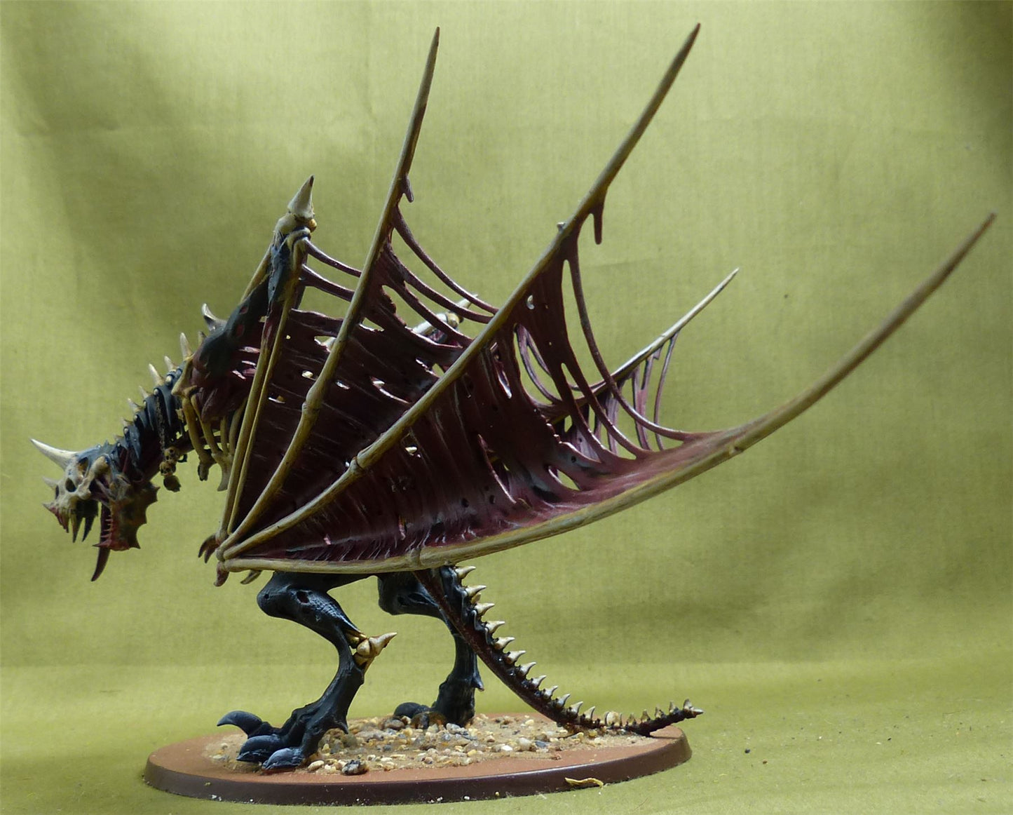 Royal Zombie Dragon painted - Flesh-Eater Courts - Warhammer AoS #2OM