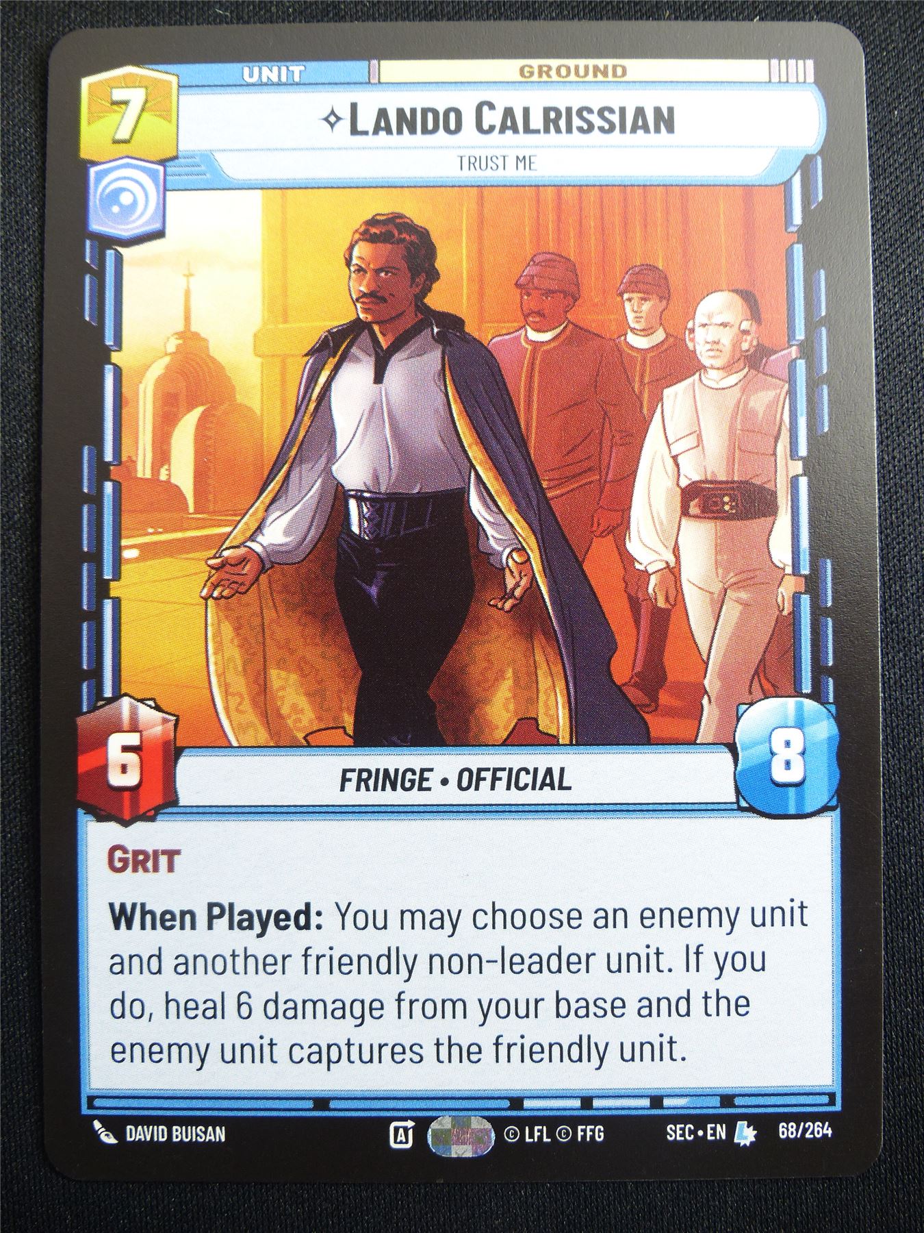 Lando Calrissian 68/264 - Star Wars Unlimited Card #4GP