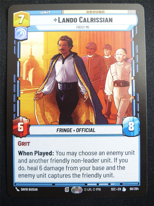 Lando Calrissian 68/264 - Star Wars Unlimited Card #4GP