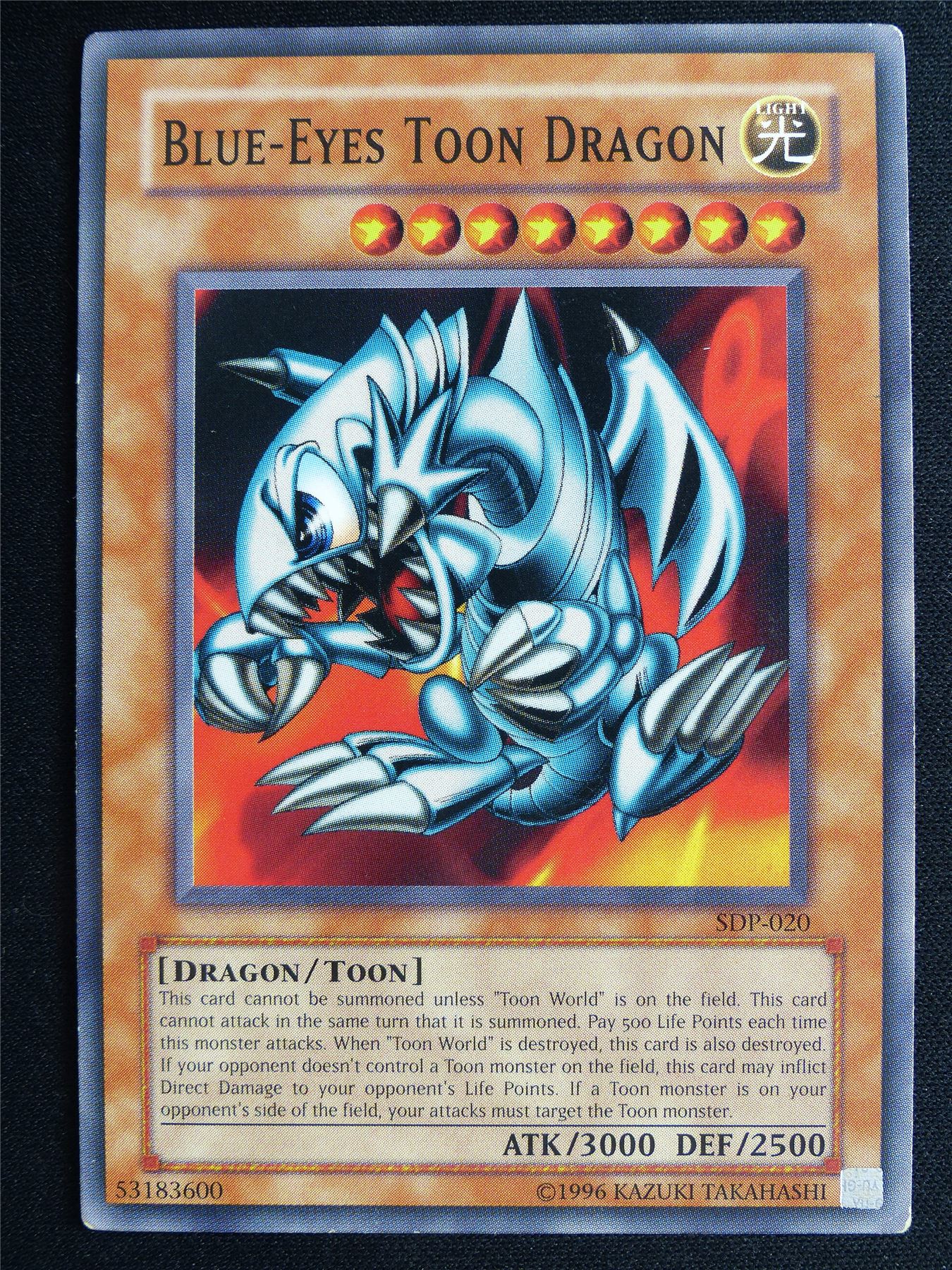 Blue-Eyes Toon Dragon SDP - Yugioh Card #4RH