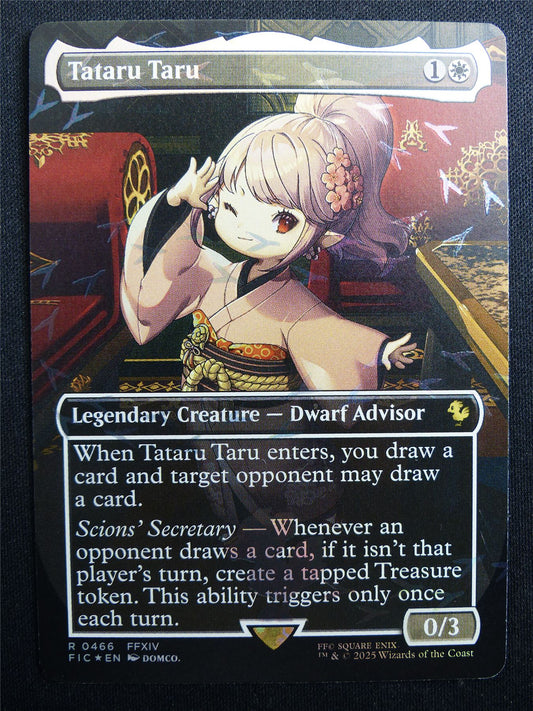Tataru Taru Borderless Chocobo Track Foil - FIC - Mtg Card #3EI