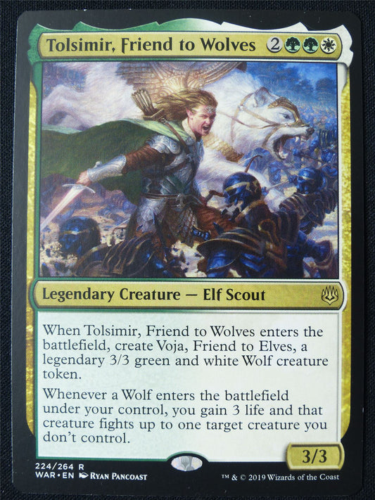 Tolsimir Friend to Wolves - WAR - Mtg Card #1HY