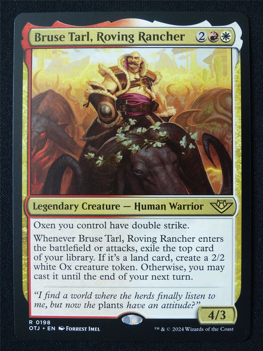 Bruse Tarl Roving Rancher - OTJ - Mtg Card #ER