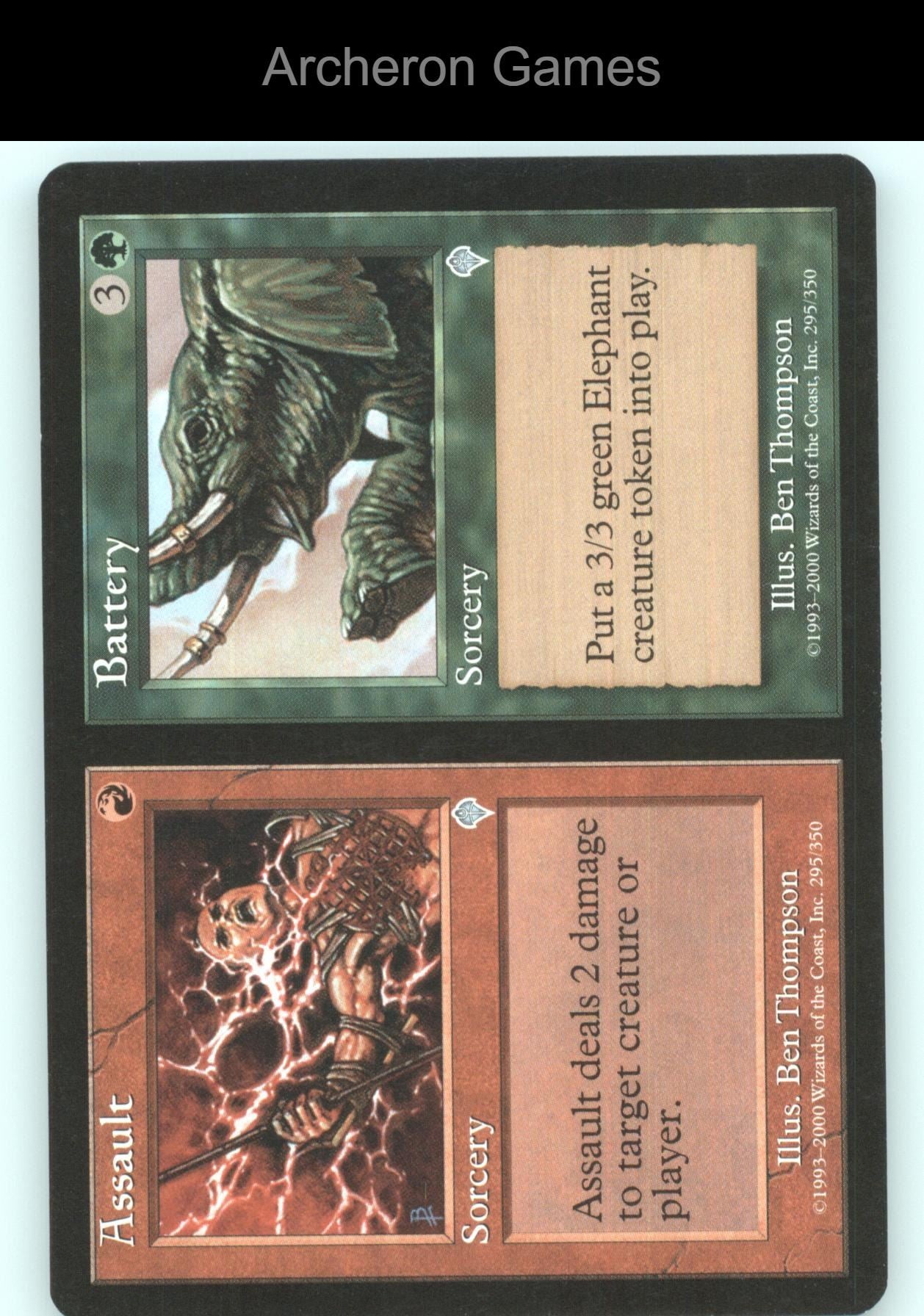 Assault // Battery 295 UC MTG Card Invasion