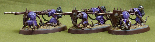 Warplock Jezzails Painted - Skaven - Warhammer AoS #1BV