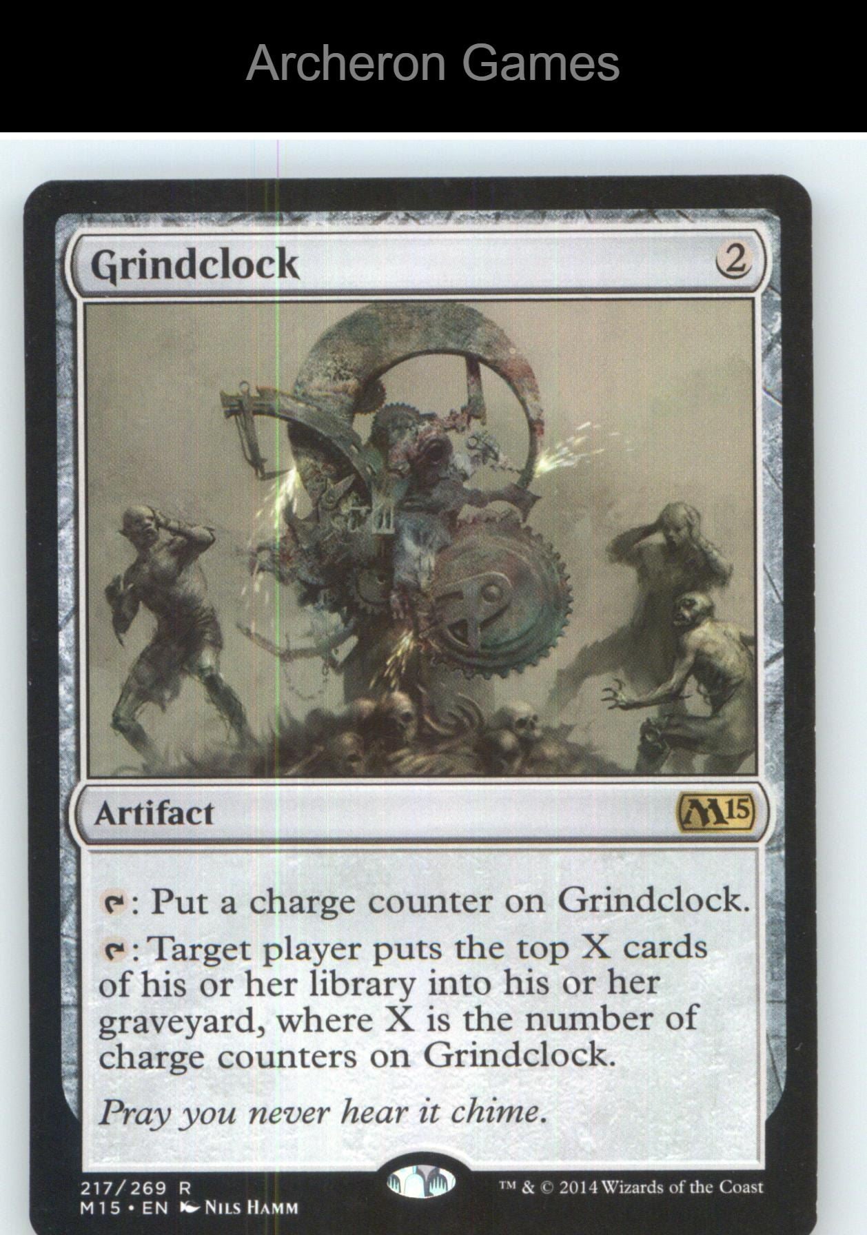 Grindclock M15 217 R MTG Card NM/EX+