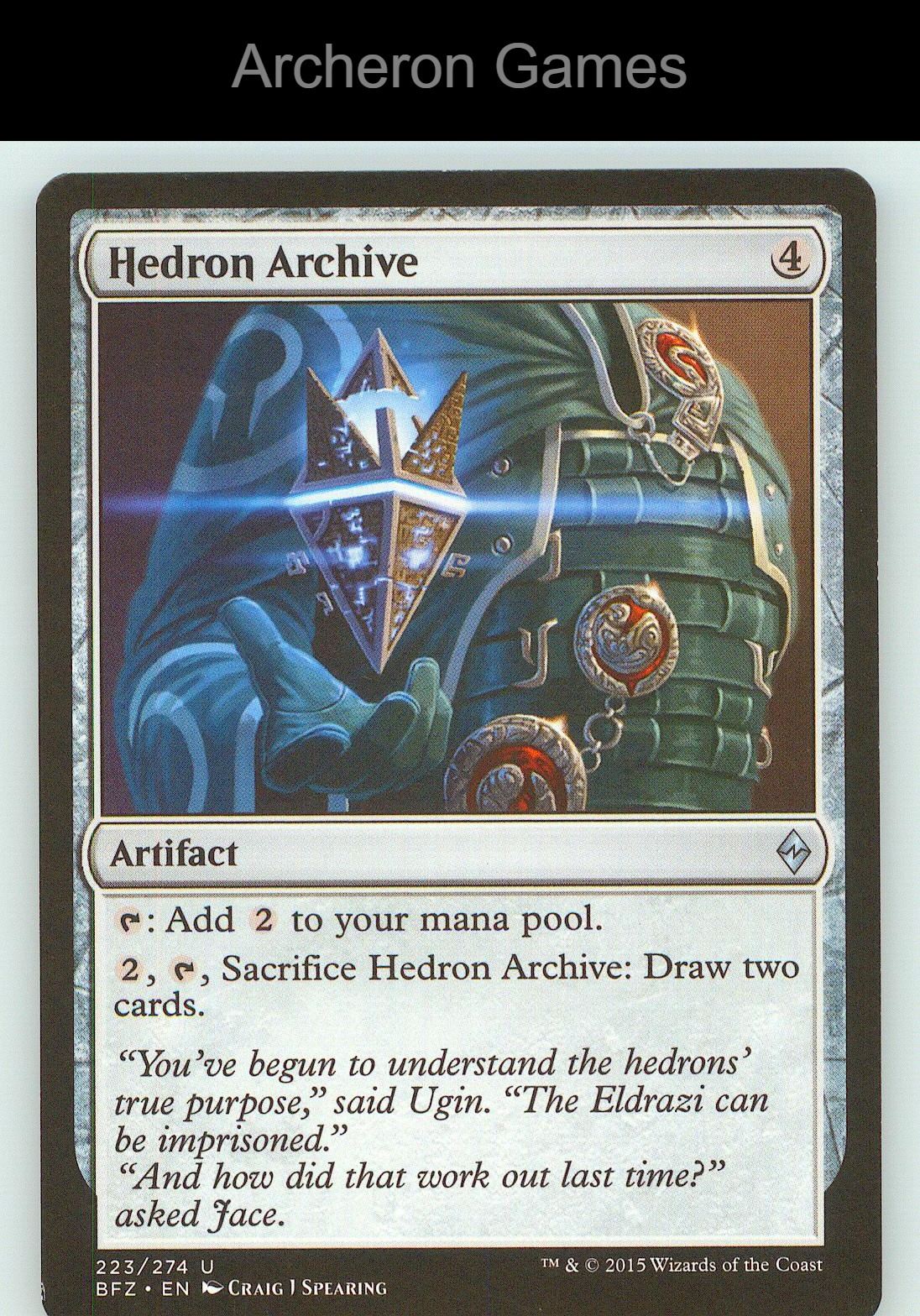 Hedron Archive BFZ 223 UC MTG Card NM/EX+