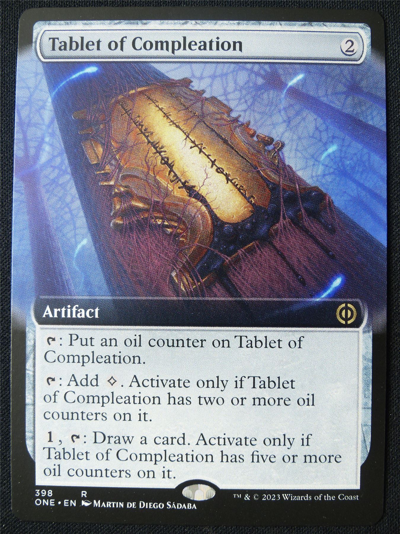 Tablet of Compleation Extended Art - ONE - Mtg Card #1HL