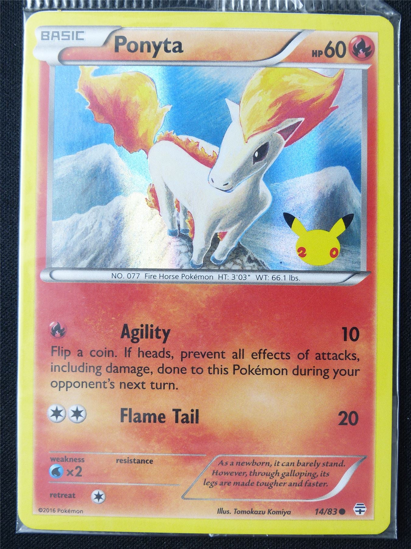 Ponyta 14/83 Holo sealed - Pokemon Card #1EV